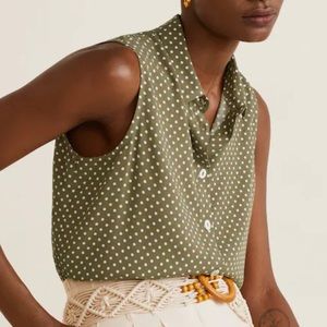 NWT Mango polka dot Top 4